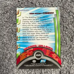 Cassidy Team Rocket Pokemon Matchup Card # HU5 - Image 2