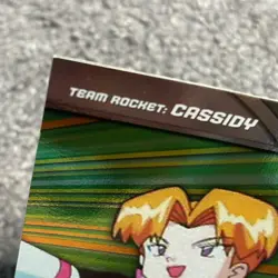 Cassidy Team Rocket Pokemon Matchup Card # HU5 - Image 4