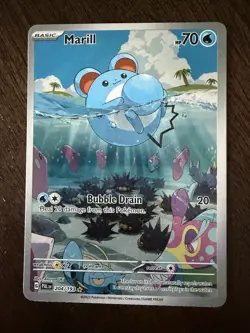 Marill Pokemon Paldea Evolved (204/193) Illustration Rare (IR) NM - Image 1