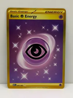 Basic Psychic Energy 207/165 Hyper Rare - SV: 151 Holo Pokemon TCG - NM - Image 1