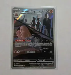 🔥Team Rockets Dugtrio 239/217 - Pokemon TCG Ascended Heros Illustration Rare NM - Image 1
