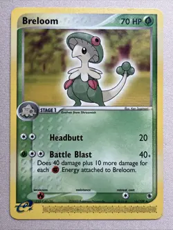 Pokemon Card - Breloom - E-Reader - Rare (16/109) ex Ruby & Sapphire *LP* - Image 1