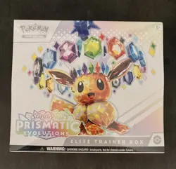 Pokemon Prismatic Evolutions Elite Trainer Box ETB New Sealed SHIPS ASAP - Image 1