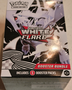 White Flare Booster Bundle Box - Factory Sealed Pokemon TCG Scarlet & Violet - Image 1