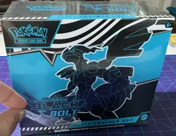 Pokemon TCG Black Bolt Elite Trainer Box - SV Factory Sealed (Small Rip Plastic) - Image 1