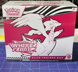 Pokemon TCG White Flare ETB Elite Trainer Box NEW SEALED - Image 1