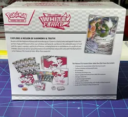 Pokemon TCG White Flare ETB Elite Trainer Box NEW SEALED - Image 2