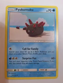 Pokemon TCG Pyukumuku (53/214) Uncommon. Unbroken Bonds 2019. - Image 1