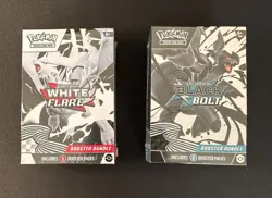 Pokemon TCG SEALED Black Bolt (x1) & White Flare (x1) Booster Bundle Lot - Image 1