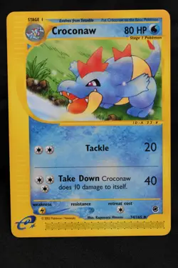 Croconaw 74/165 MP Expedition Base Set Regular Uncommon Unlimited Pokemon TCG - Image 1