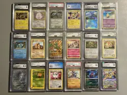 Pokemon PSA CGC AGS Lot - 18 Slabs - Image 1