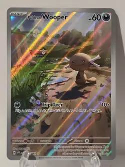 Paldean Wooper 102/094 Pokemon TCG Illustration Rare ME02: Phantasmal Flames NM - Image 1