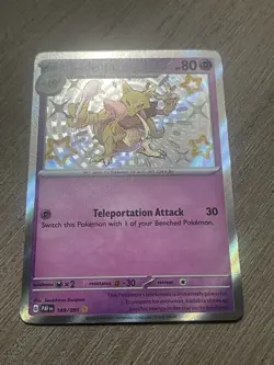 Pokemon Kadabra 'Baby' Shiny - Paldean Fates 143/091, Pack Fresh, Near Mint NM - Image 2