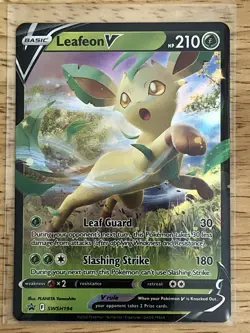 Pokemon TCG - Leafeon V SWSH194 Black Star Promos - NM (Free Shipping $5+) - Image 1