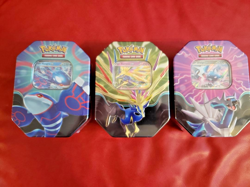 Pokemon TCG Azure Legends Tin (Set of 3) Dialga/Xerneas/Kyogre - Factory Sealed - Image 2