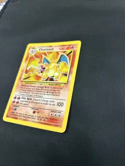 Pokemon TCG Charizard Base Set Holo Unlimited Rare Card 4/102 - Image 2