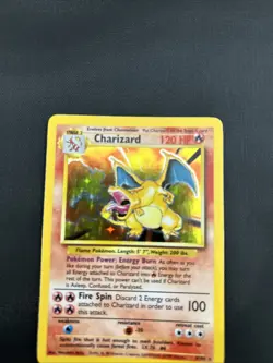 Pokemon TCG Charizard Base Set Holo Unlimited Rare Card 4/102 - Image 5