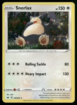 Snorlax - (Cosmos Holo) 140/202 Blister Exclusives Pokemon TCG - Image 1
