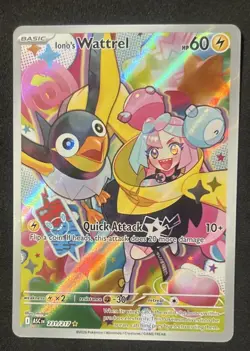 Iono’s Wattrel 231/217 IR Ascended Heroes Pokemon English Near Mint - Image 1