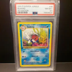 Pokemon TCG Seaking #46 1ST Edition PSA 8.5 - Image 1