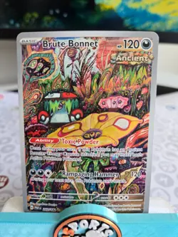 Pokemon TCG Brute Bonnet 207/182 SV04: Paradox Rift Holo Illustration Rare - Image 1