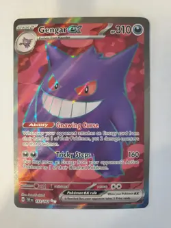 Pokemon TCG: Temporal Forces (193/162): Gengar EX Full Art Ultra Rare (NM) - Image 4