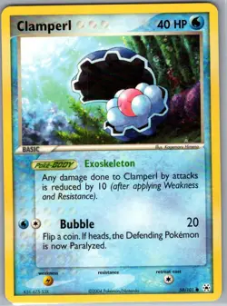 Clamperl 58/101 Non Holo Hidden Legends - Pokemon Card - NM - Image 1