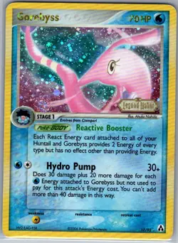 Gorebyss 17/92 Reverse Holo - Legend Maker - Pokemon Card - LP - Image 1