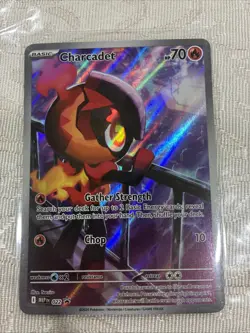 Charcadet 022 MEP EN: Basic Holo Promo HP 70 Fire Pokemon TCG Card Stock - Image 1