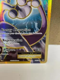 Pokemon Mewtwo EX Ultra Rare Full Art Holo 103/108 Evolutions LP - Image 4