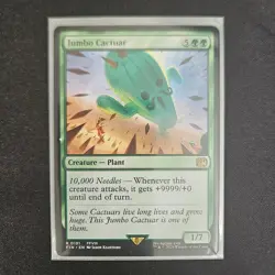 Jumbo Cactuar - NM - Universes Beyond: Final Fantasy - MTG - 191 - Image 1