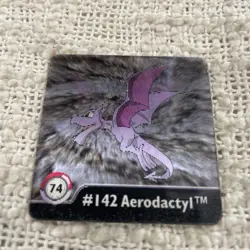 Pokemon Series 1 Action Flipz Original 1999 No. 74 Aerodactyl - Image 2