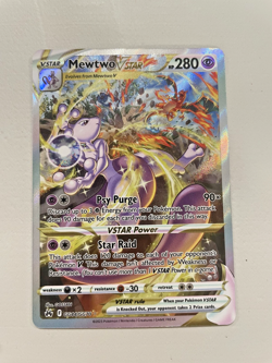 Pokemon Mewtwo VSTAR GG76/GG70 Crown Zenith Gold Holo NM ! - Image 1