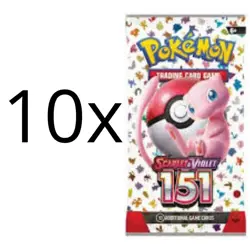 Pokemon TCG 10x Booster Pack 151 SV3.5 - ENG ENGLISH - Image 1