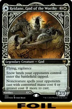 1x - Reidane, God of the Worthy - FOIL SHOWCASE #300 - Kaldheim - NM MTG - Image 1