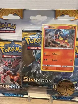 Pokemon Sun & Moon Litten 3-Pack Booster Blister Set - Factory Sealed - Image 3