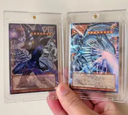 Yugioh Dark Magician Blue-Eyes White Dragon UR Over Frame LOCH-JP001 LOCR-JP001 - Image 1