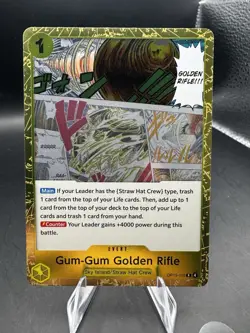 One Piece OP15 Rare Lot (x6) Nami Arlong Alvida Gum Gum Golden Rifle OP15 NM - Image 4