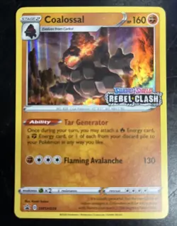 Coalossal - (Prerelease) SWSH024 SWSH: Sword & Shield Promo Cards Holo NM/M - Image 1
