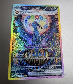 Umbreon Ex 161/131 Special Illustration SIR Prismatic Sunbreon DIY Fan Art Card - Image 1