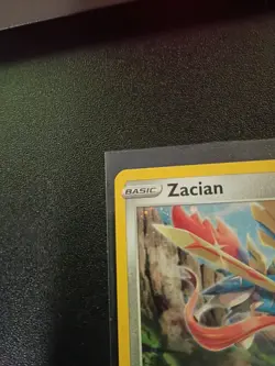 Pokemon TCG Zacian SWSH033 Black Star Promo Sword & Shield Rare Cosmos Holo Card - Image 5