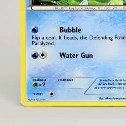 Pokemon 2013 Squirtle 14/101 Black & White Plasma Blast Card LP - Image 5