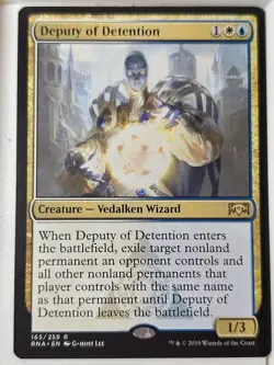 Deputy of Detention - Ravnica Allegiance - Magic the Gathering MTG Nice! - Image 1