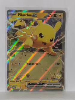 NM - Pikachu ex 115 - Pikachu 60 - Holo - Battle Academy 2024 - Pokemon Card TCG - Image 1