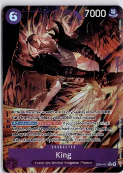 King ALT ART EB04-031 One Piece Card Game TCG Trading Card English - Image 1