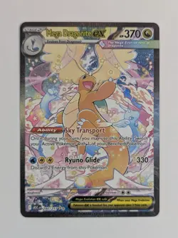 Mega Dragonite EX Pokemon TCG Full Art Holo Card 290/217 370 HP 330 Attack - Image 2