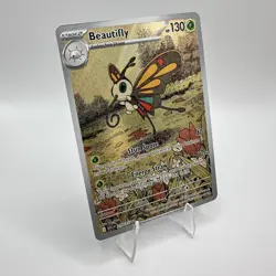 Pokemon Beautifly 219/217 Ascended Heroes Illustration Rare IR Holo TCG Card - Image 3