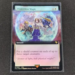 Protection Magic - 0107 - R - Extended Art - Foil - FF - MTG - NM/M - Image 1