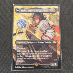 Jecht, Reluctant Guardian - 0363 - R - Borderless - Non Foil - FF - MTG - NM/M - Image 1
