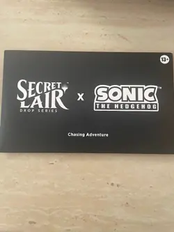 Secret Lair x Sonic Hedgehog Chasing Adventure Edition MTG Magic Gathering NEW - Image 1